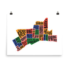 Load image into Gallery viewer, Toronto Boroughs Detailed (Color)