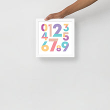 Charger l'image dans la galerie, Numbers - (Frame Included)