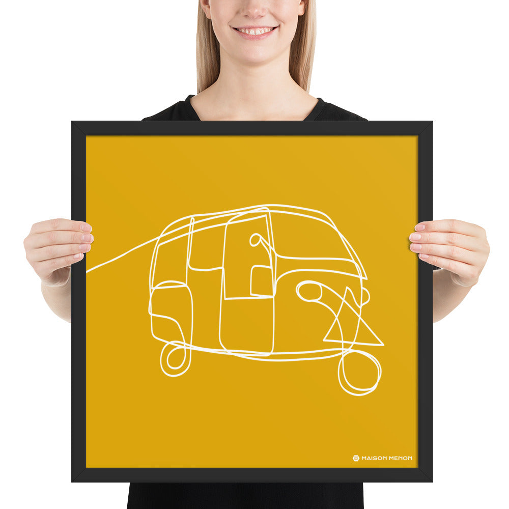 Rickshaw - Framed poster