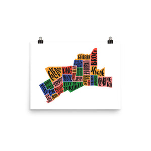 Toronto Boroughs Detailed (Color)